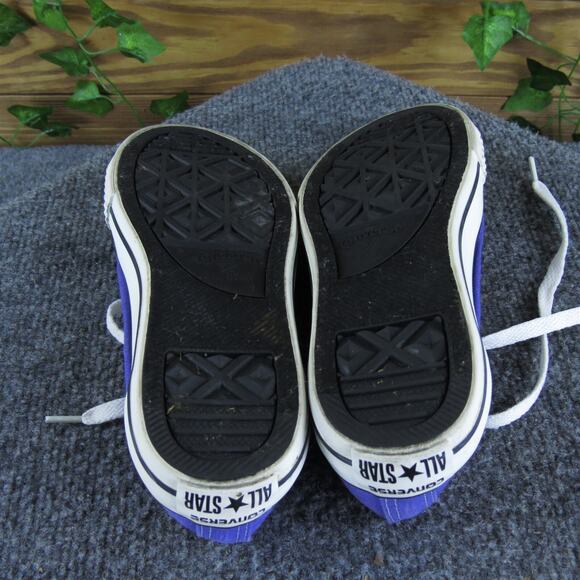 Converse Sneaker All Star Low Top Girl‎ Y3 Medium Athletic Purple Fabric Lace Up - Picture 5 of 6